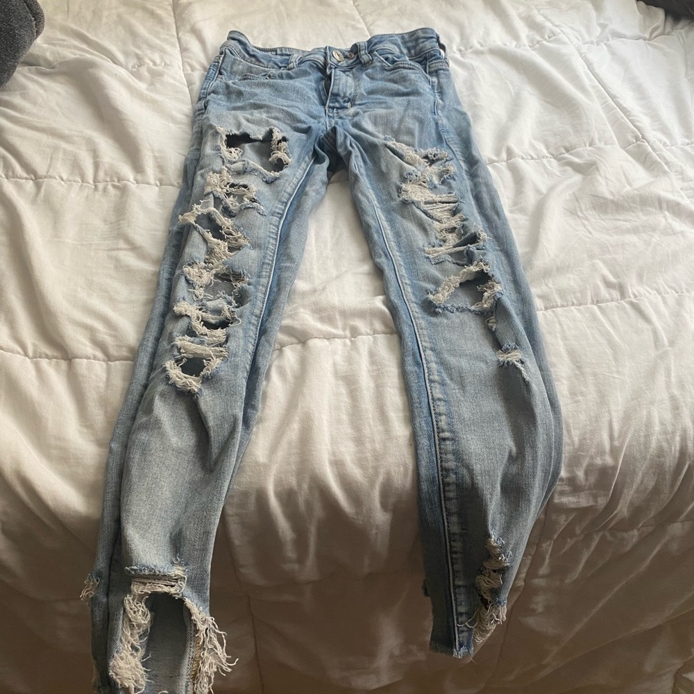 american eagle skinny jeans size 2